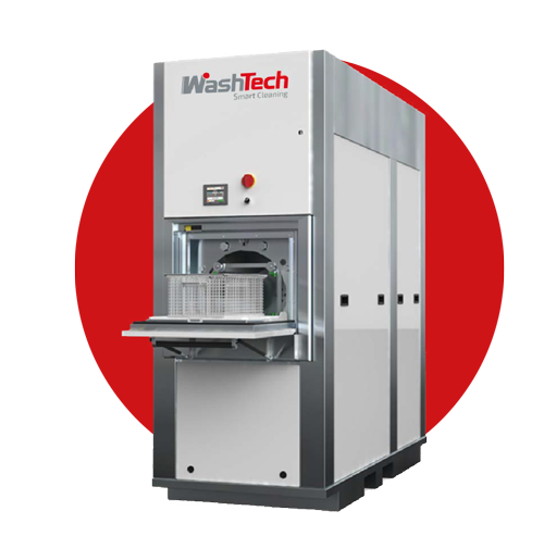 Compact Spray Washer for Metal Components in Restricted Spaces