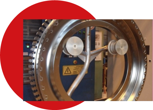 Aeronautical turbine disk to clean