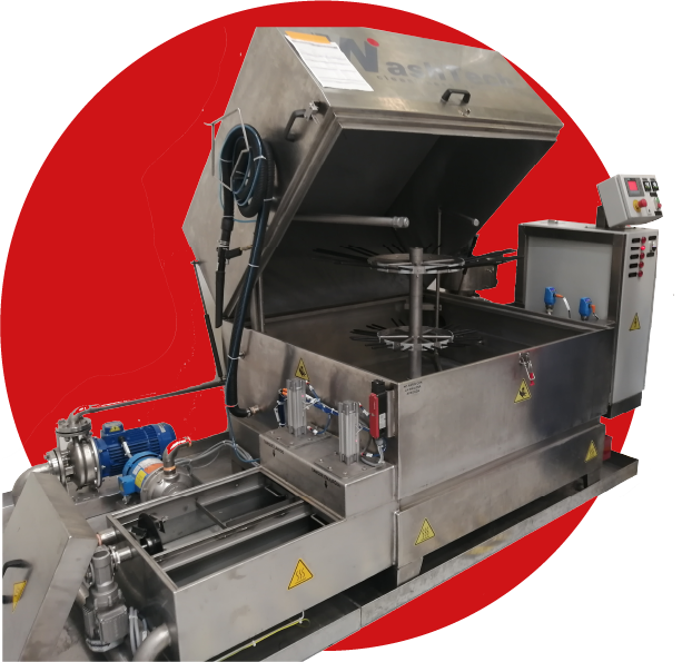 Aerospace parts washing machine