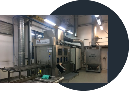 ATEX certified washing equipment