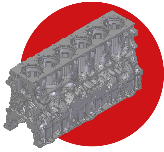 Automated engine block cleaning