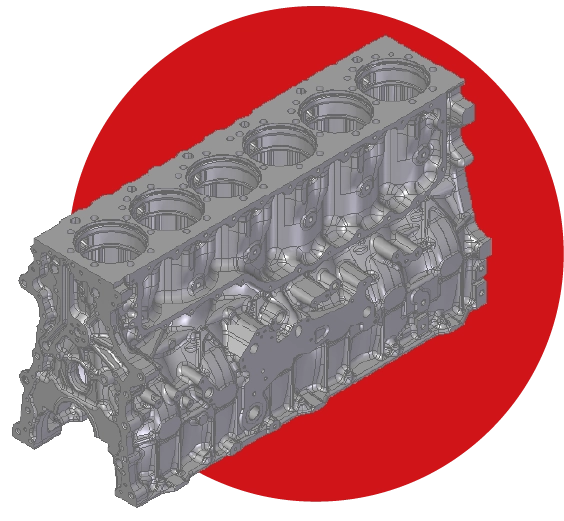 Automated engine block cleaning