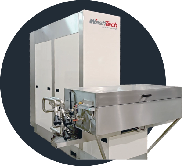 Battery tube washing equipment