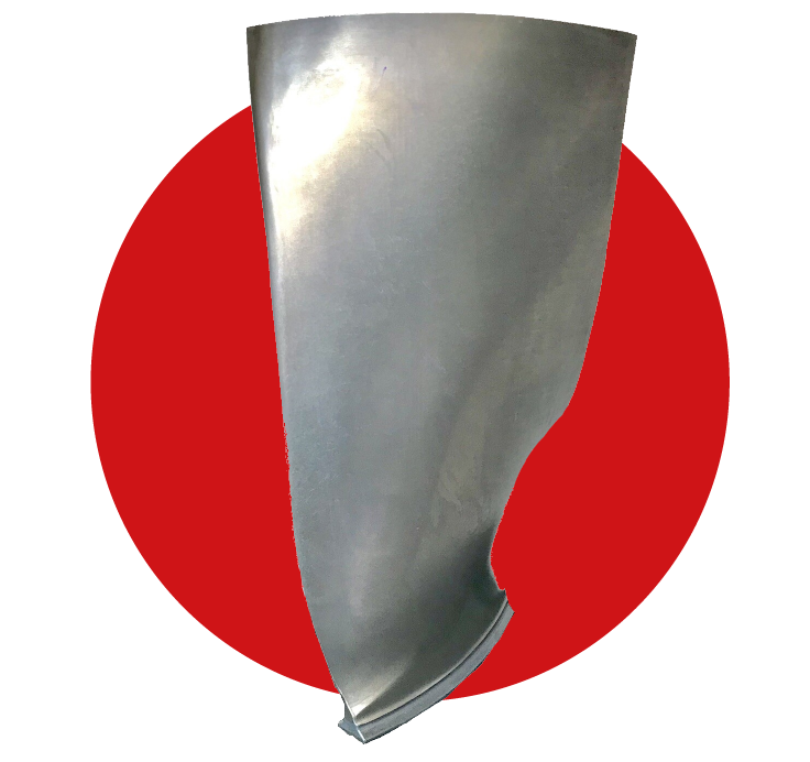 Desengrase de alabe de turbina