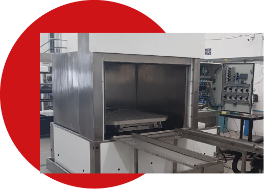 Efficient removal of severe contaminations with high pressure spray