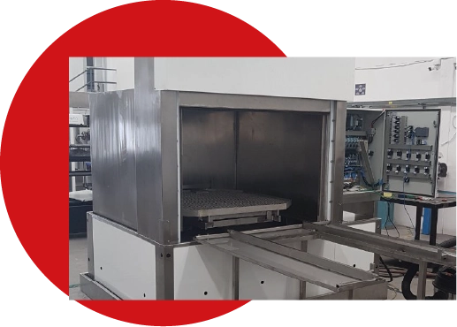 Efficient removal of severe contaminations with high pressure spray