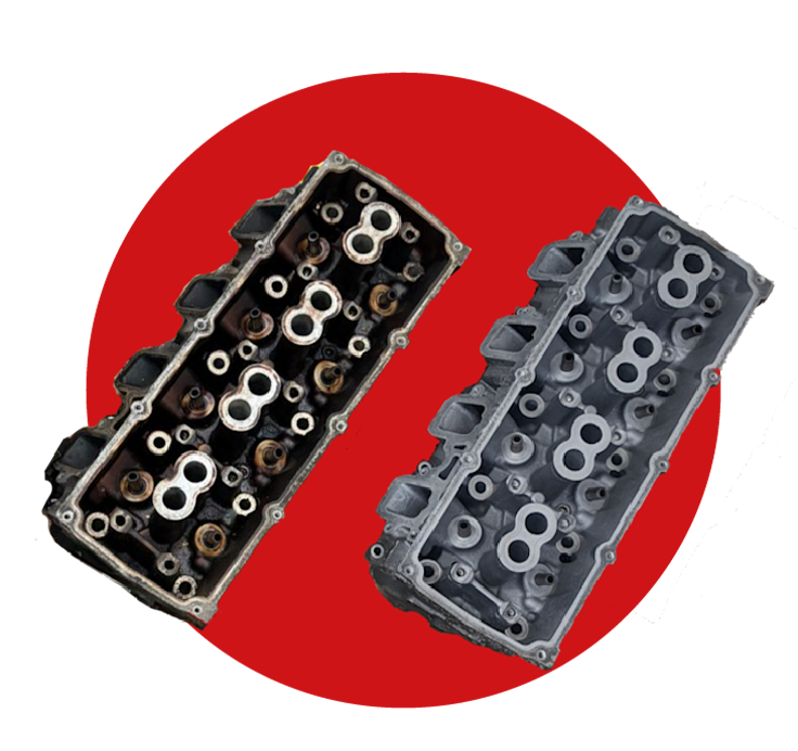 Head washing for remanufacturing