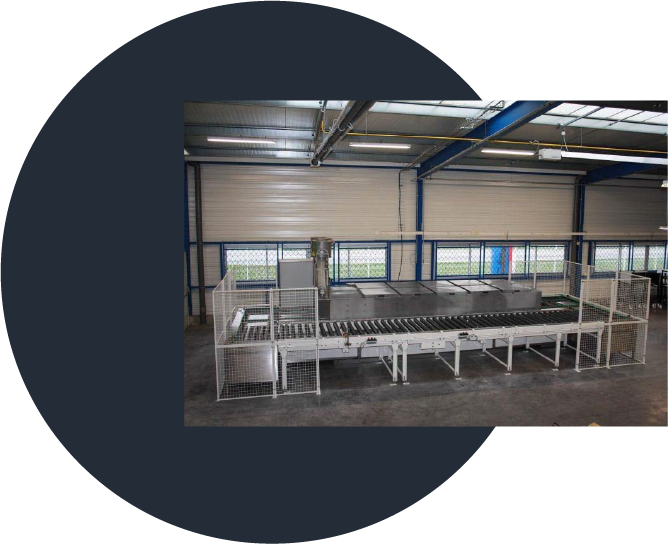 Closed Transport Circuit in Automated Multi Stage Linear Washer