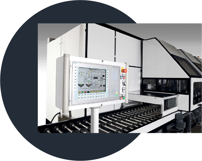 Control Screen Details in Solvent Cleaning Machine