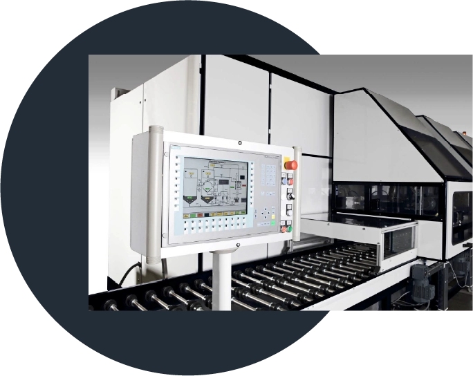 Control Screen Details in Solvent Cleaning Machine