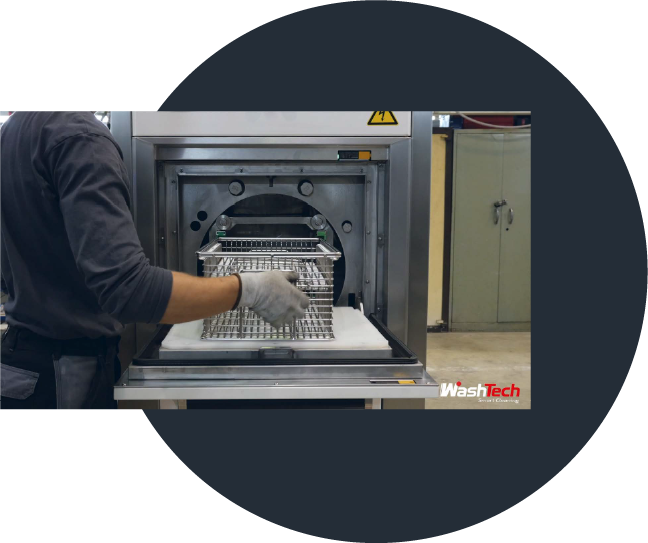 Drum washer ideal for small loads and high precision processes