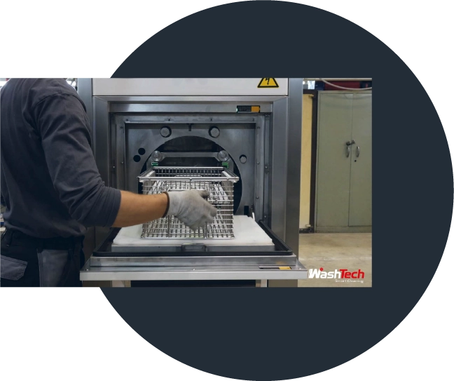 Drum washer ideal for small loads and high precision processes