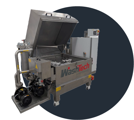 Industrial Washer with Integration of Custom Accessories