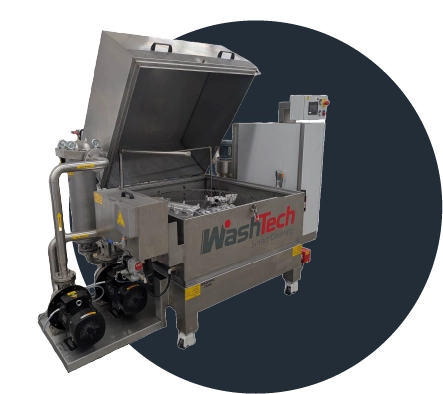 Industrial Washer with Integration of Custom Accessories
