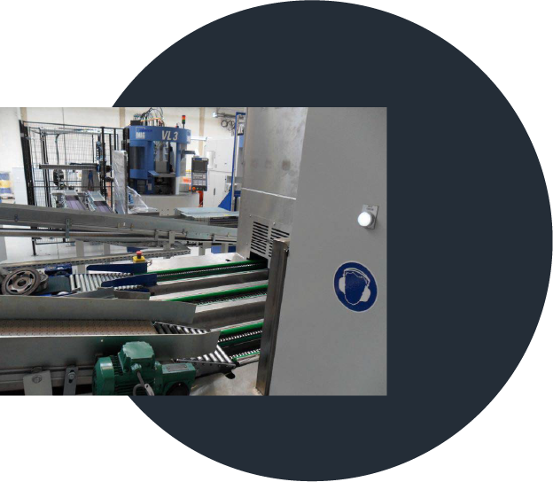 Multi Stage Washer with Conveyor Belt for Continuous Part Flow