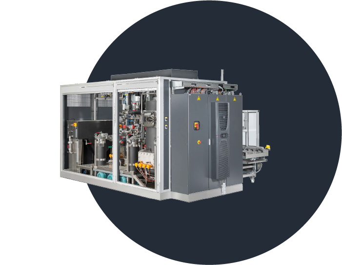 Optimized Hydraulic Circuit of Washer with Ultrasound and Forced Immersion