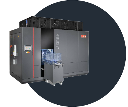 Precision Washer with Ultrasound and Immersion for Parts with Complex Geometries