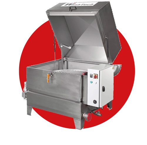 Simple Spray Washer for Cleaning Parts in Maintenance or Remanufacturing