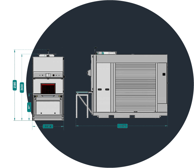 Spray Cleaning Machine with Capacity for Large Production Batches